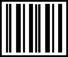 Barcode Sticker Silhouette Cutting Svg Files, Free Vectors File